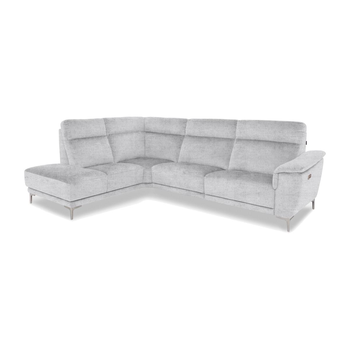 Nicoletti Italia - Amalfi Fabric Left Hand Facing Chaise Power Recliner Sofa