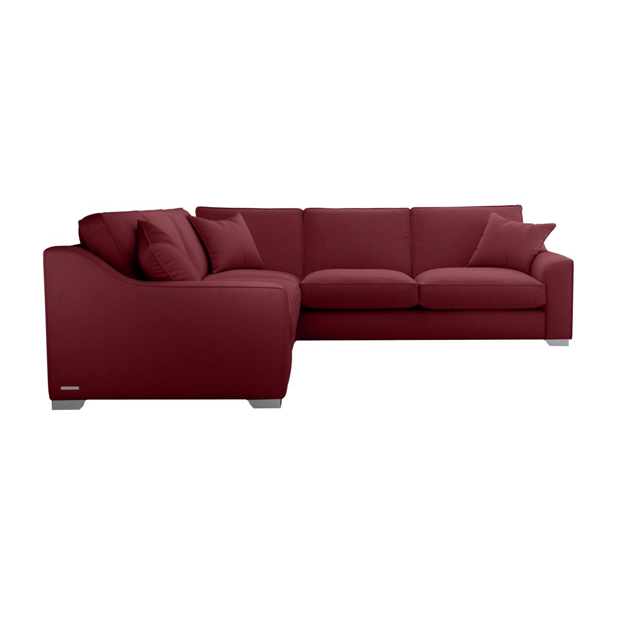 The Lounge Co. - Isobel Large Fabric Corner Sofa with Chrome Feet