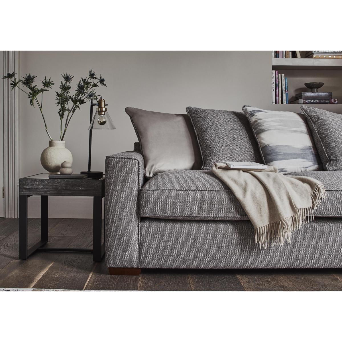 Cory Small Fabric Corner Scatter Back Sofa - Natural – image 3