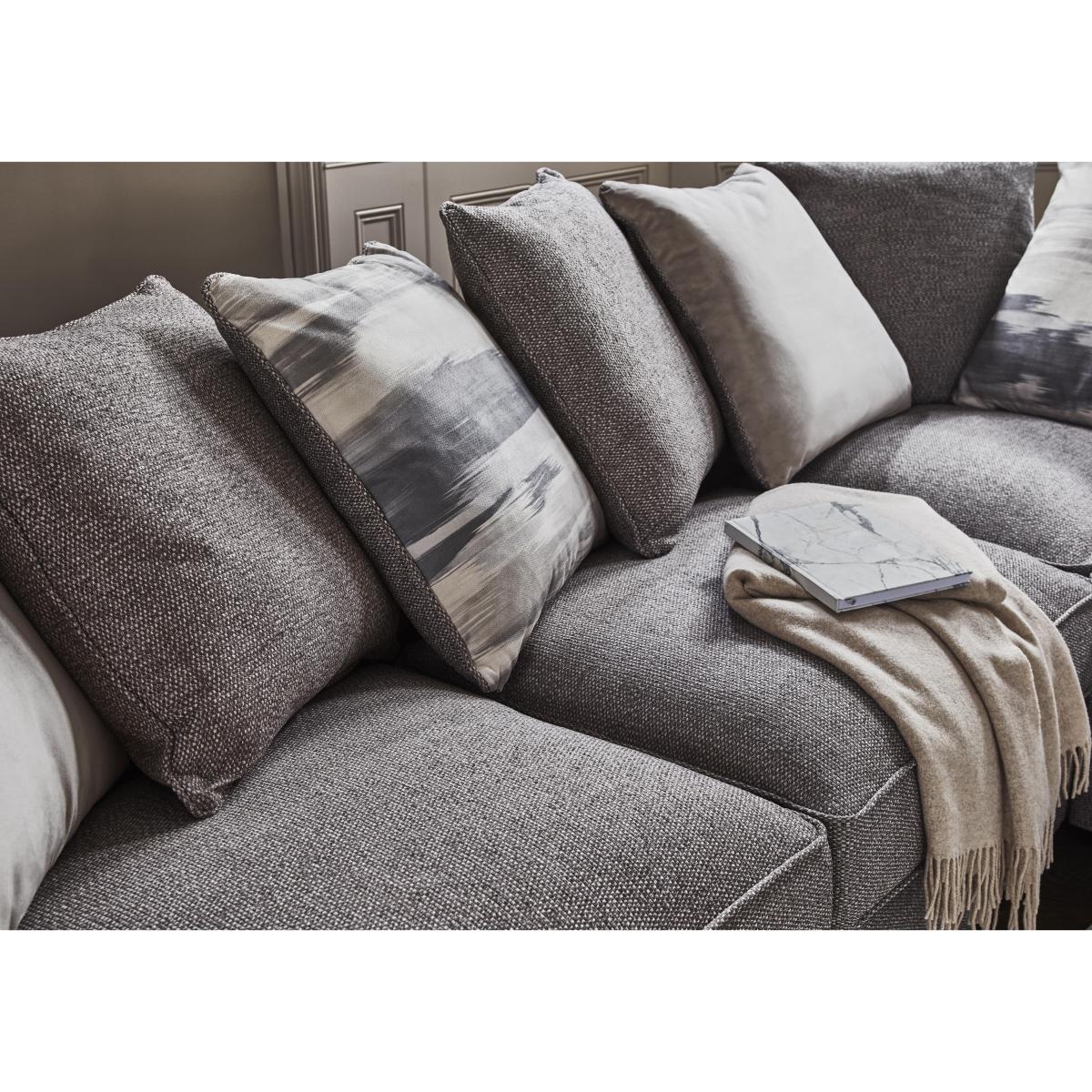 Cory Small Fabric Corner Scatter Back Sofa - Natural – image 4