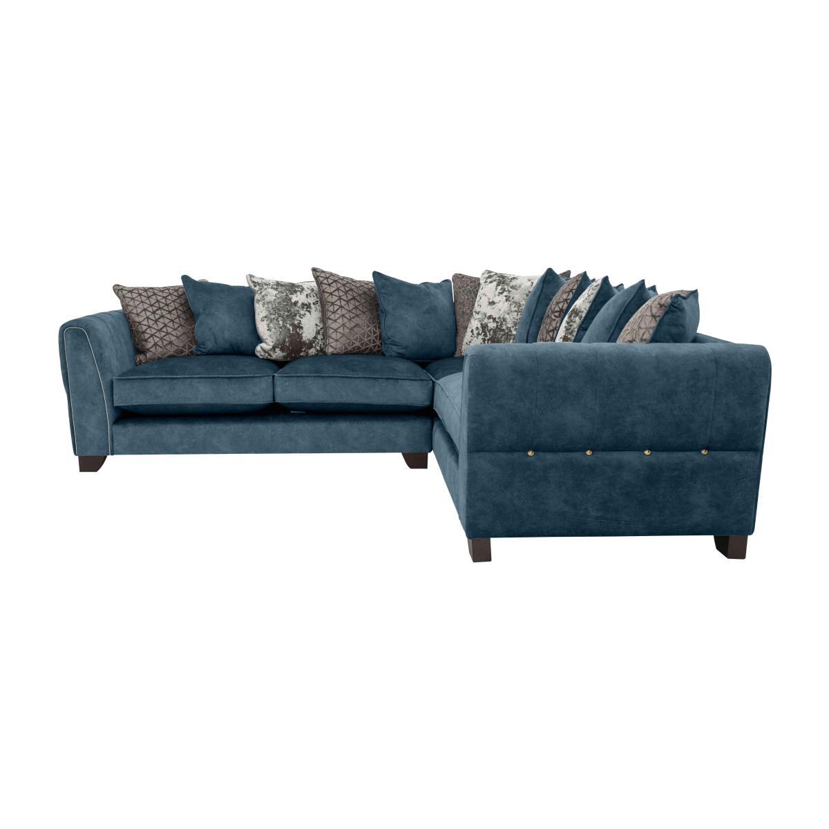 Ariana Small Fabric Pillow Back Right Hand Facing Corner Sofa - Dapple Ocean – image 1