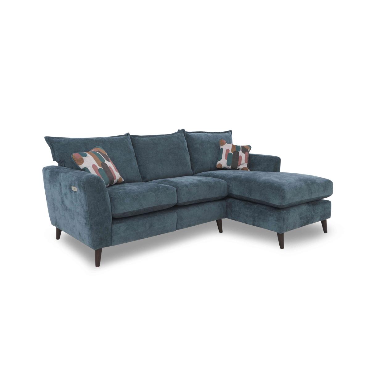 Sofia Fabric Right Hand Facing Corner Sofa with Chaise End – image 8