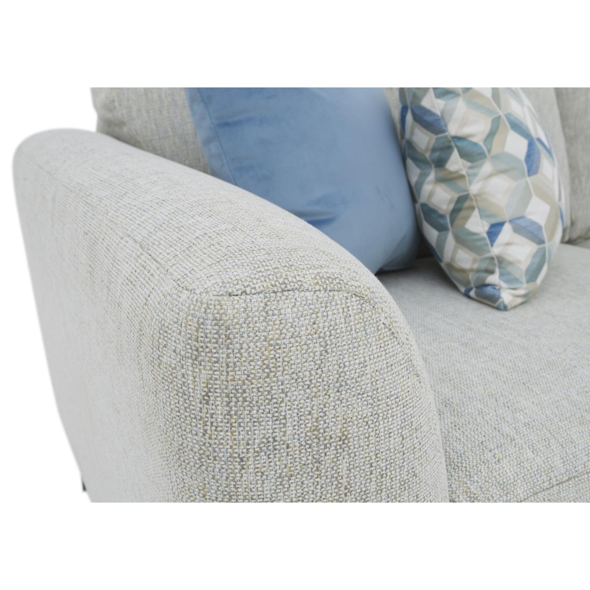 Pippa Fabric Small Left Hand Facing Corner Sofa - Slate – image 6