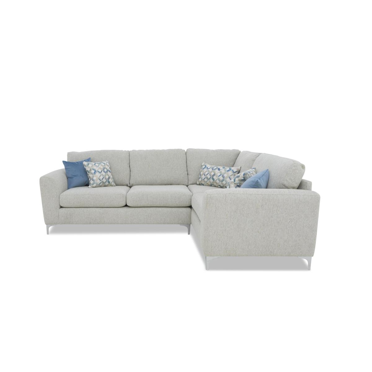 Pippa Fabric Small Left Hand Facing Corner Sofa - Slate – image 7