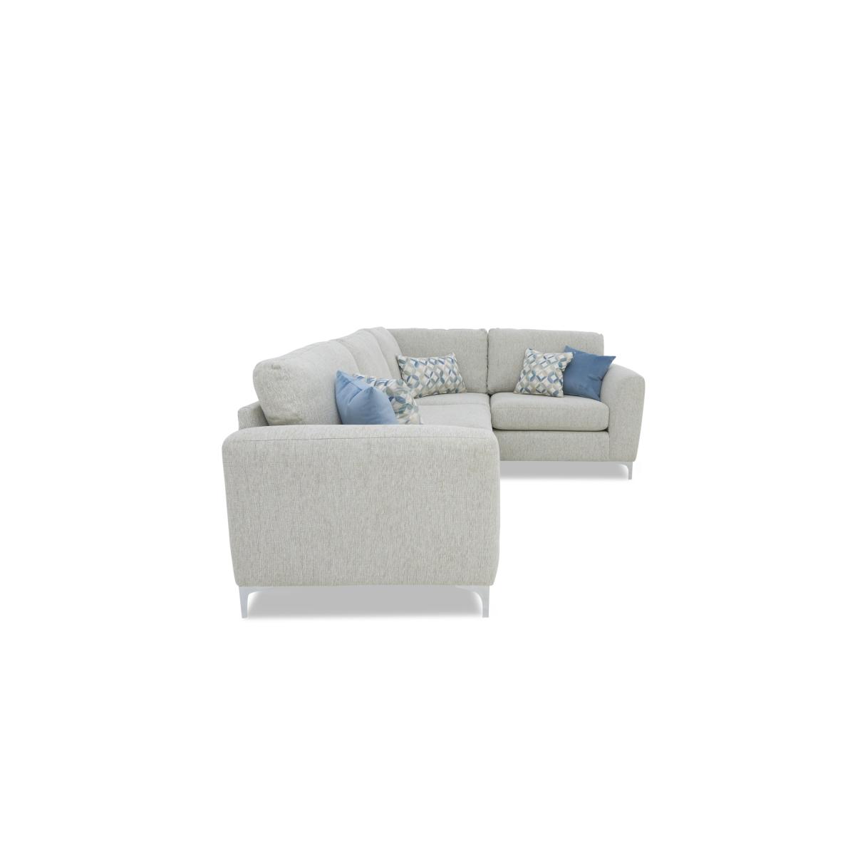 Pippa Fabric Small Left Hand Facing Corner Sofa - Slate – image 8