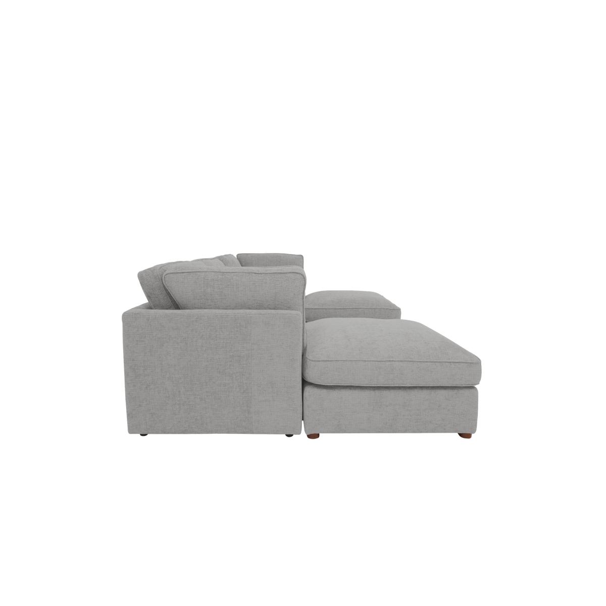 Emilia Small U-Shaped Corner Sofa - Grey – image 6