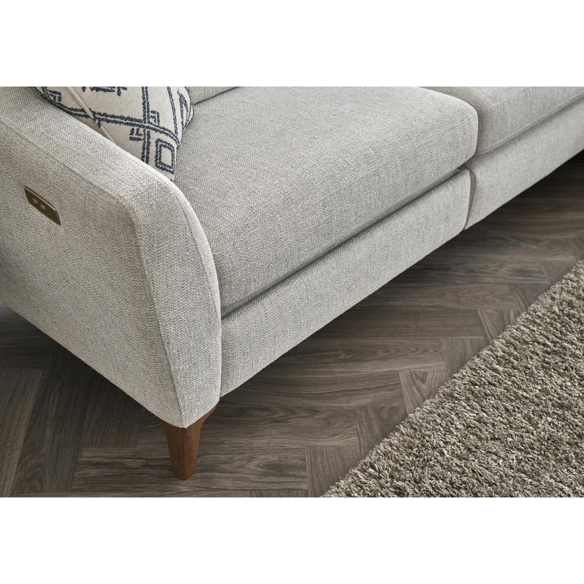 Moderna Right Hand Facing Corner Sofa with Power Recliner – image 6