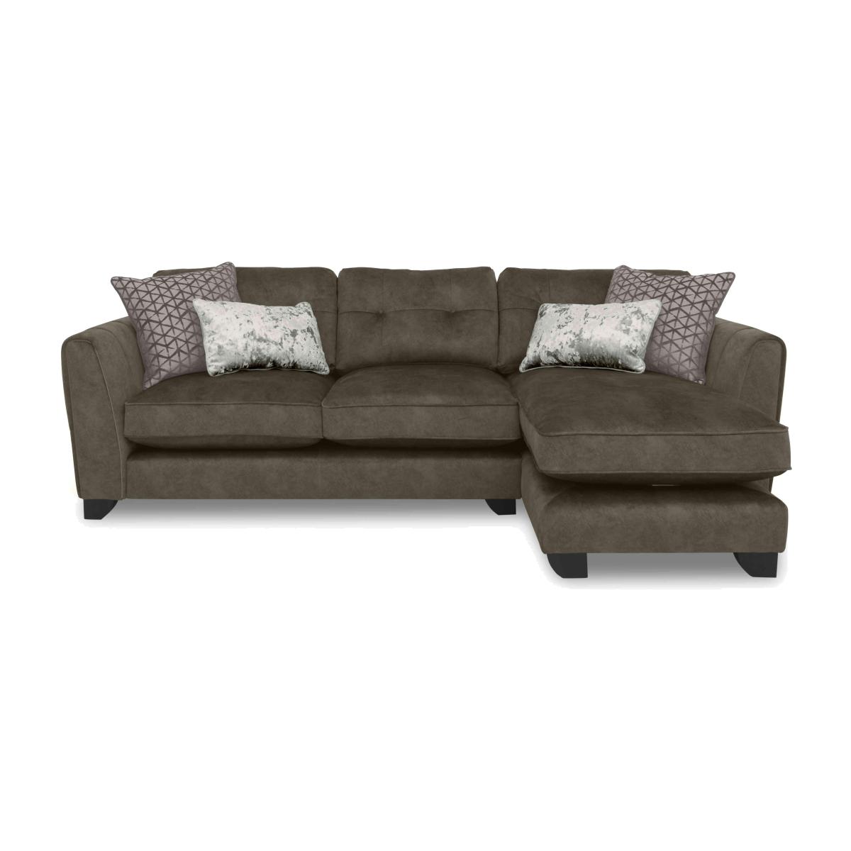 Ariana Fabric Classic Back Right Hand Facing Chaise End Sofa - Dapple Sage
