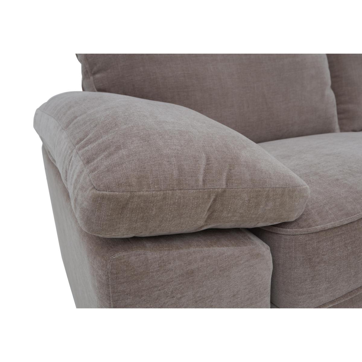 Home Small Fabric Corner Sofa - Grey – image 2