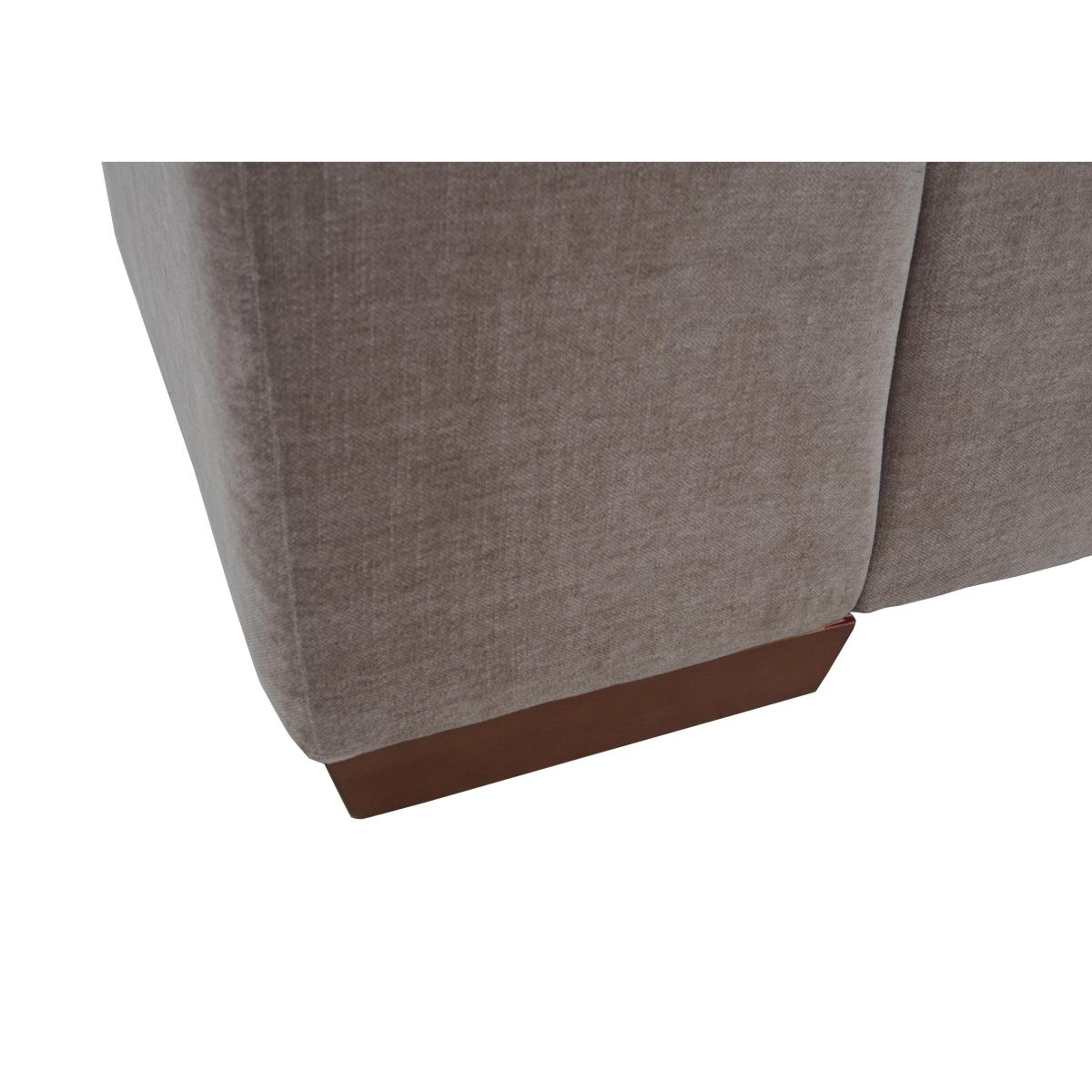 Home Small Fabric Corner Sofa - Grey – image 3
