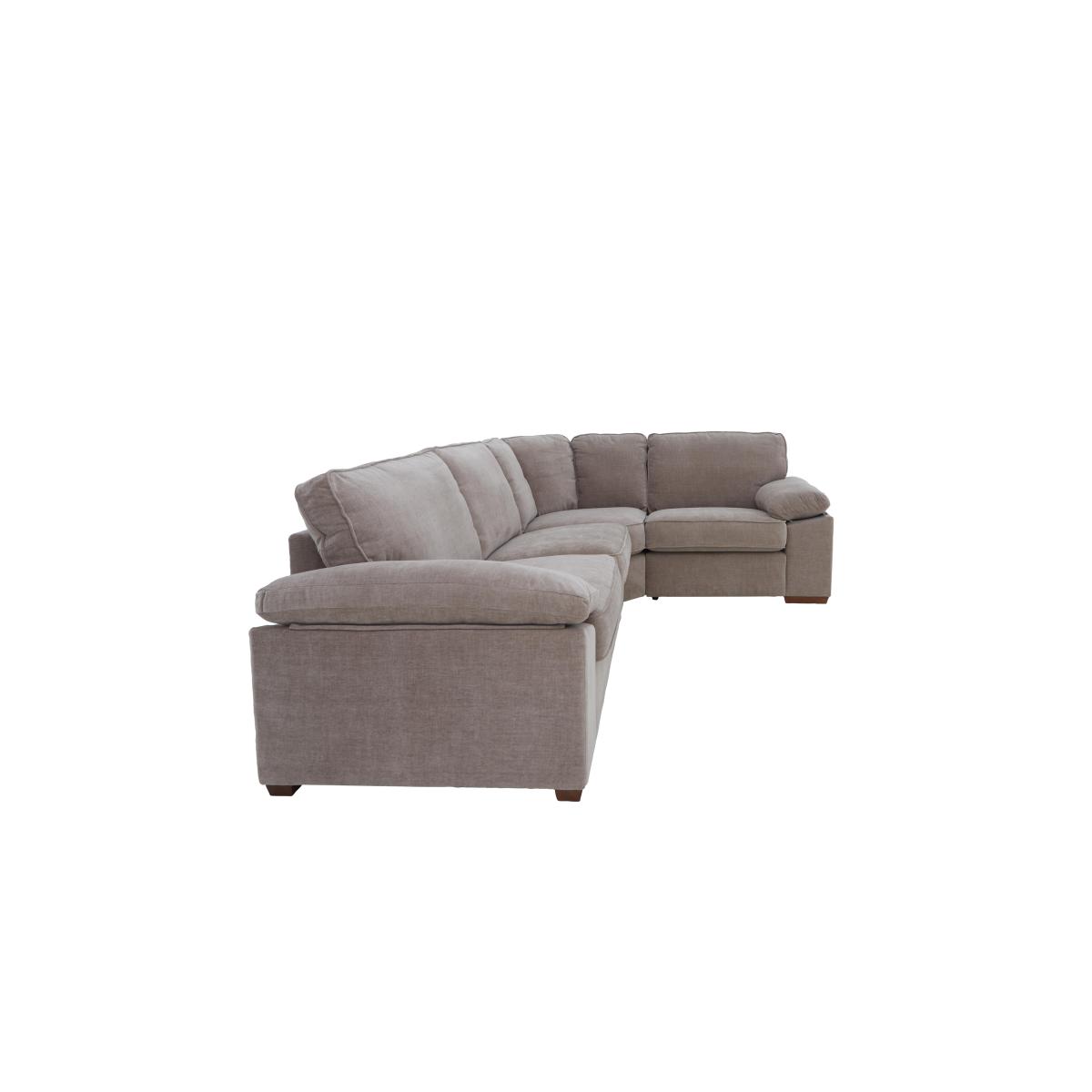 Home Small Fabric Corner Sofa - Grey – image 5