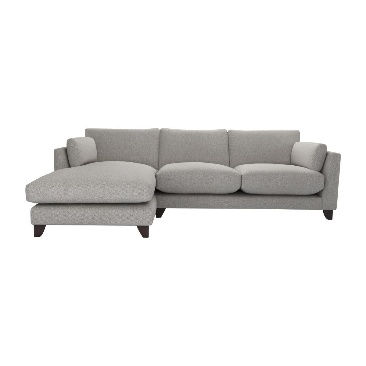 The Lounge Co. - Peyton 3 Seater Fabric Chaise End Sofa - Grey – image 1