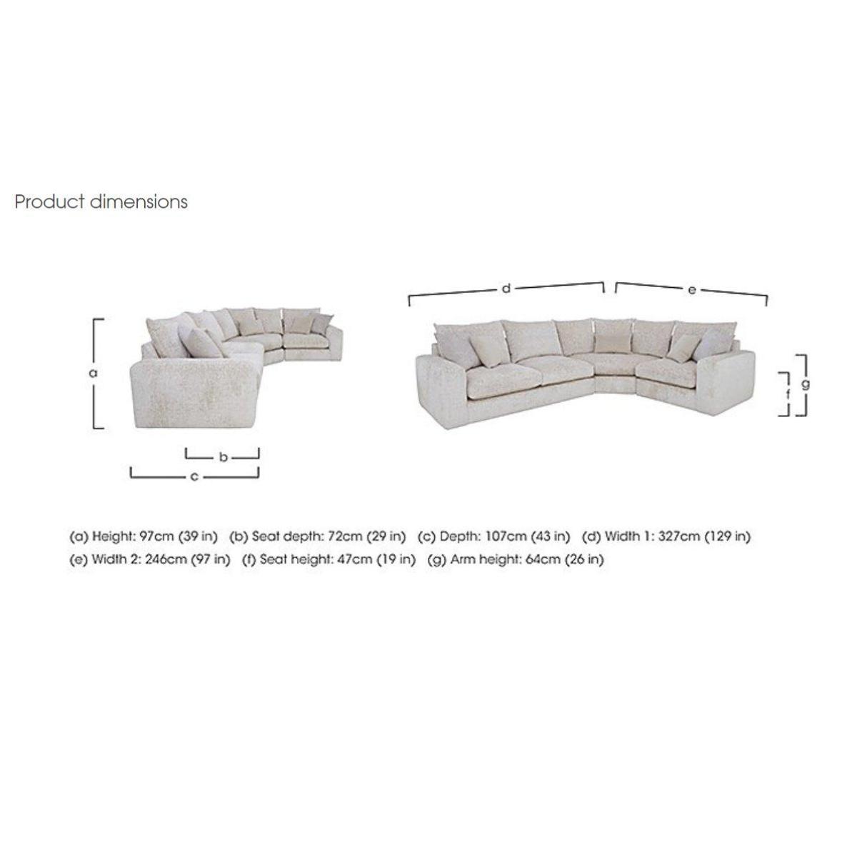 Boutique Pandora Small Corner Sofa – image 2