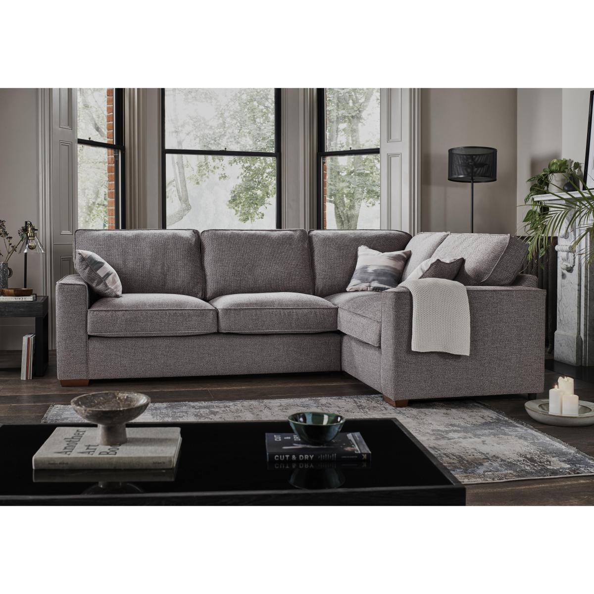 Cory Small Fabric Corner Classic Back Sofa – image 2