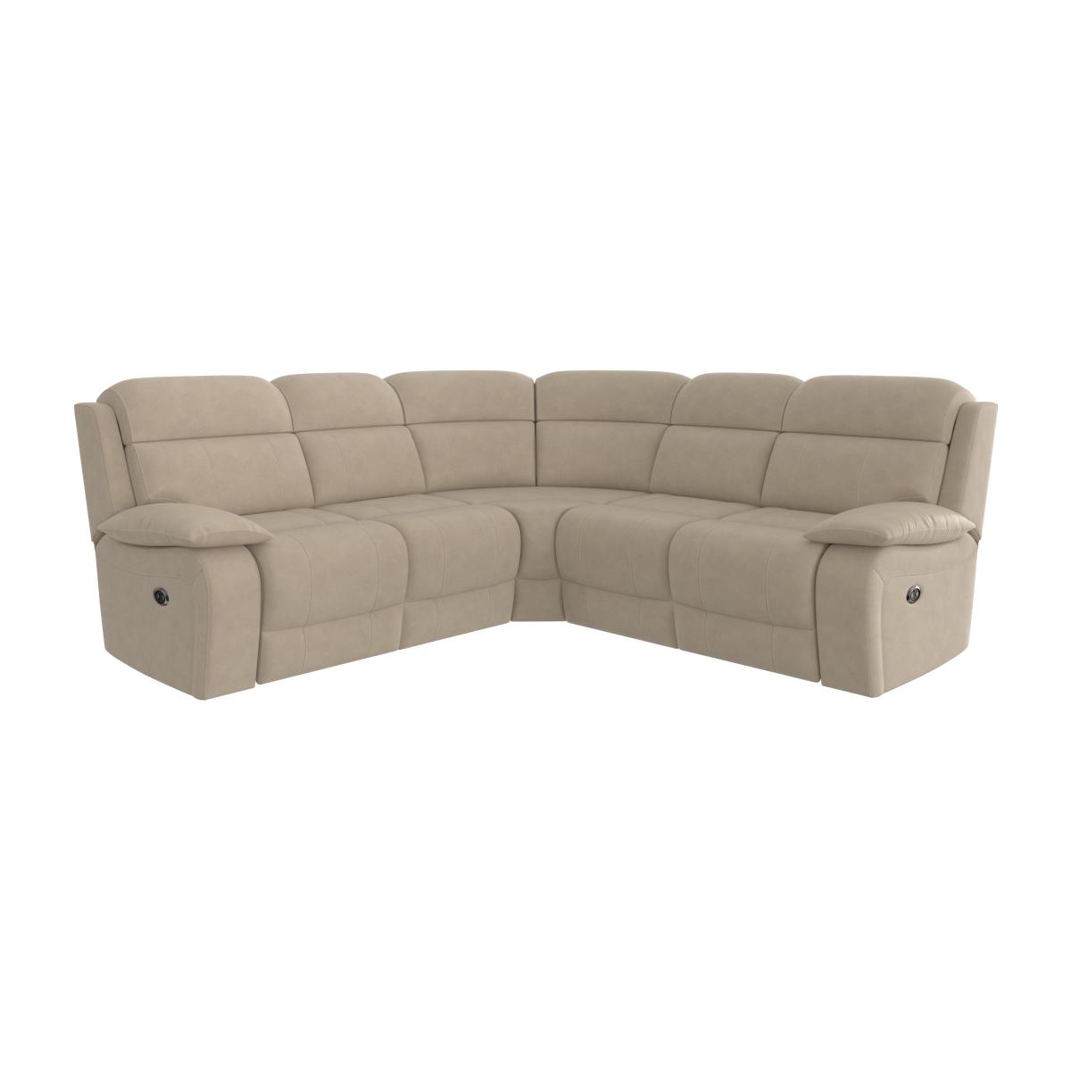Moreno Fabric Corner Sofa - Oatmeal – image 1