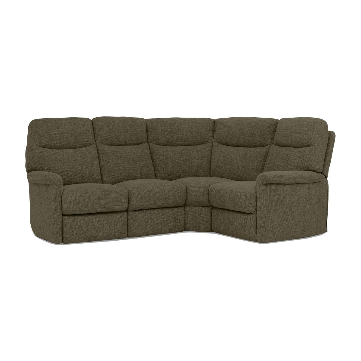 Compact Collection Lille Fabric Right Hand Facing Corner Sofa - Grey Forest