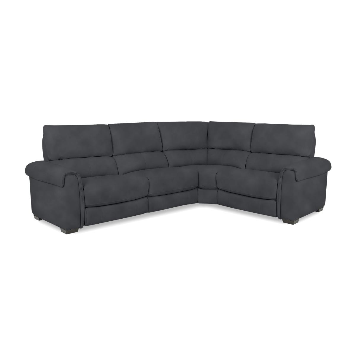 Nixon Fabric Right Hand Facing Corner Power Recliner Sofa - Sfa-Pey-R10 Charcoal – image 1