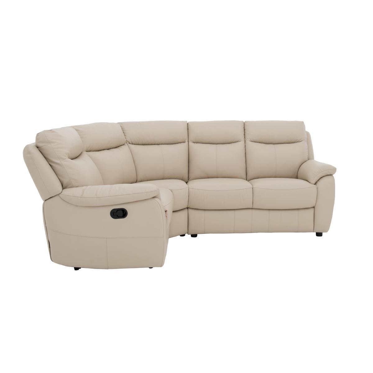 Snug Compact Leather Corner Sofa- World of Leather – image 3