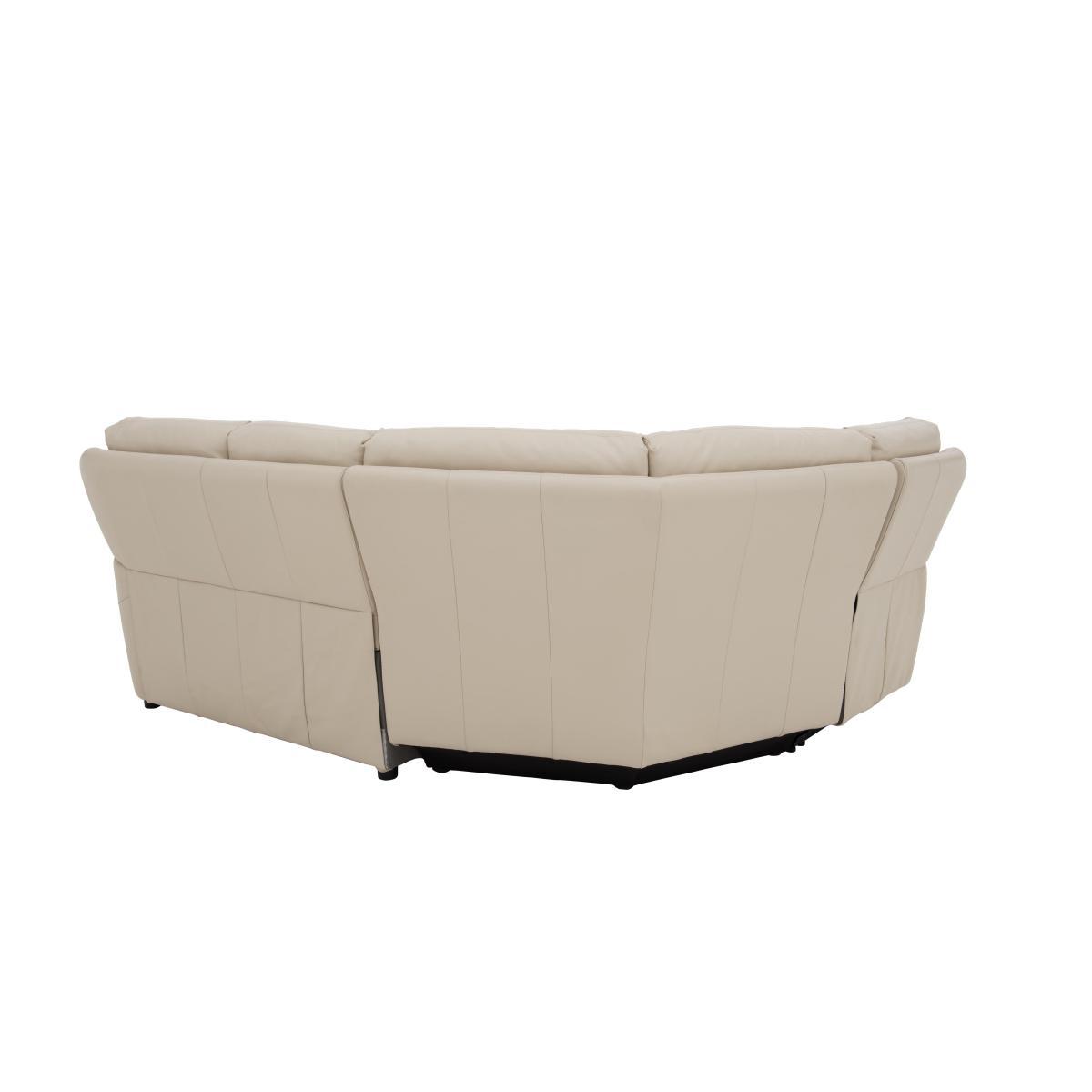 Snug Compact Leather Corner Sofa- World of Leather – image 4