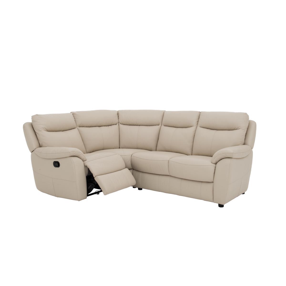 Snug Compact Leather Corner Sofa- World of Leather – image 5