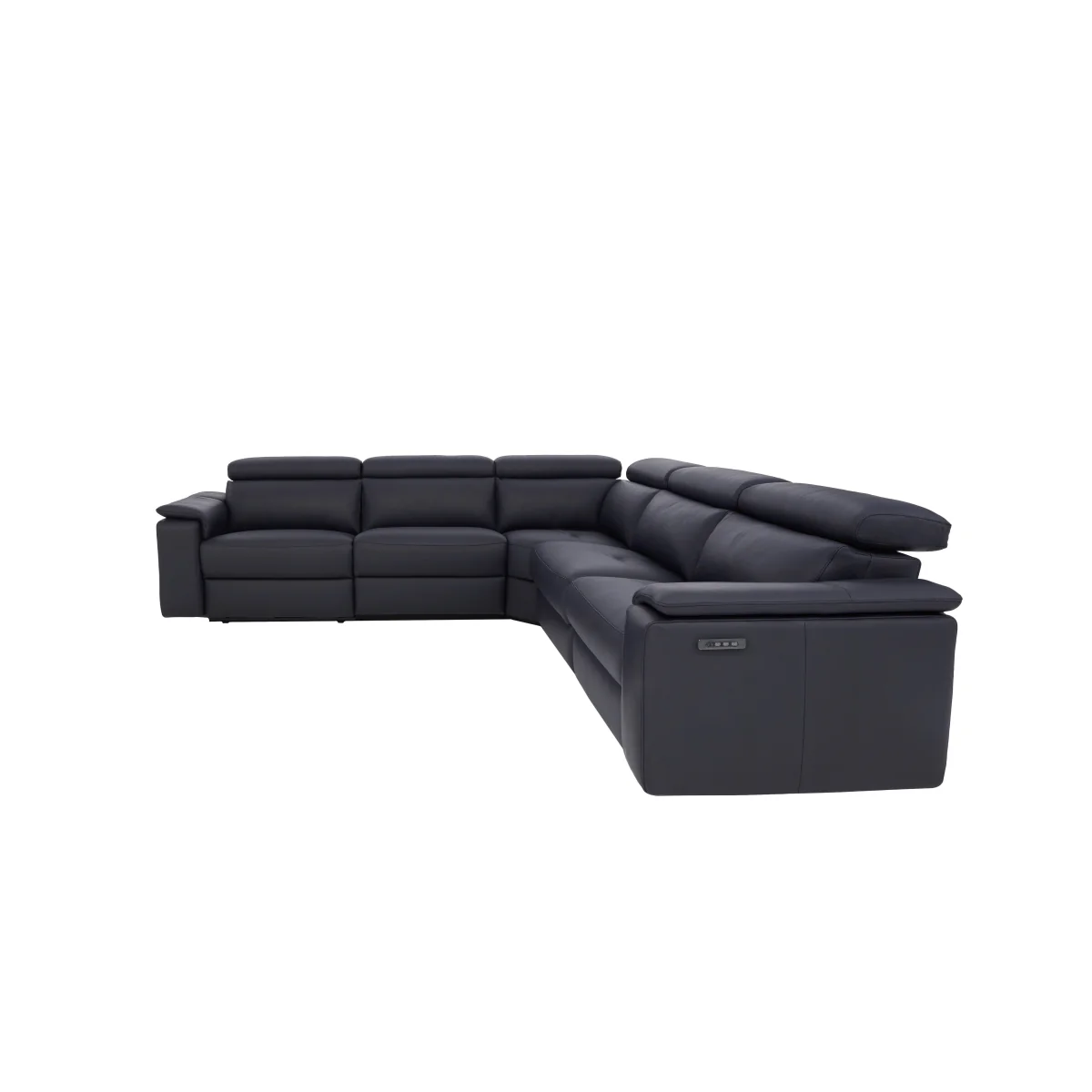 Nicoletti - Canto Large Leather Corner Sofa - Torello Fango – image 5