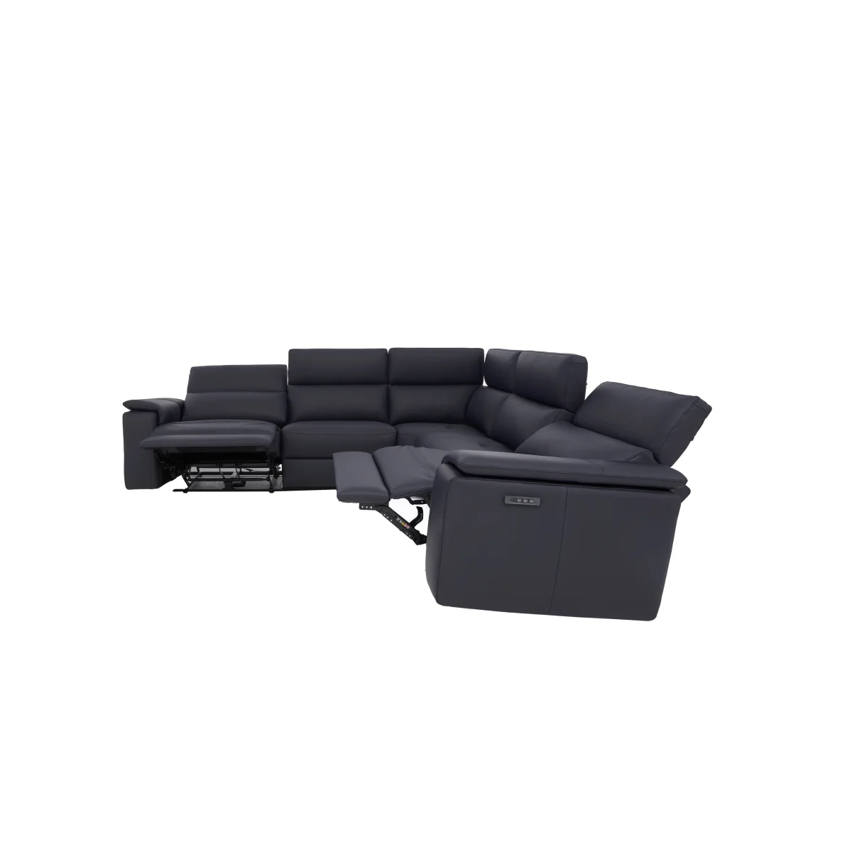 Nicoletti - Canto Large Leather Corner Sofa - Torello Fango – image 6