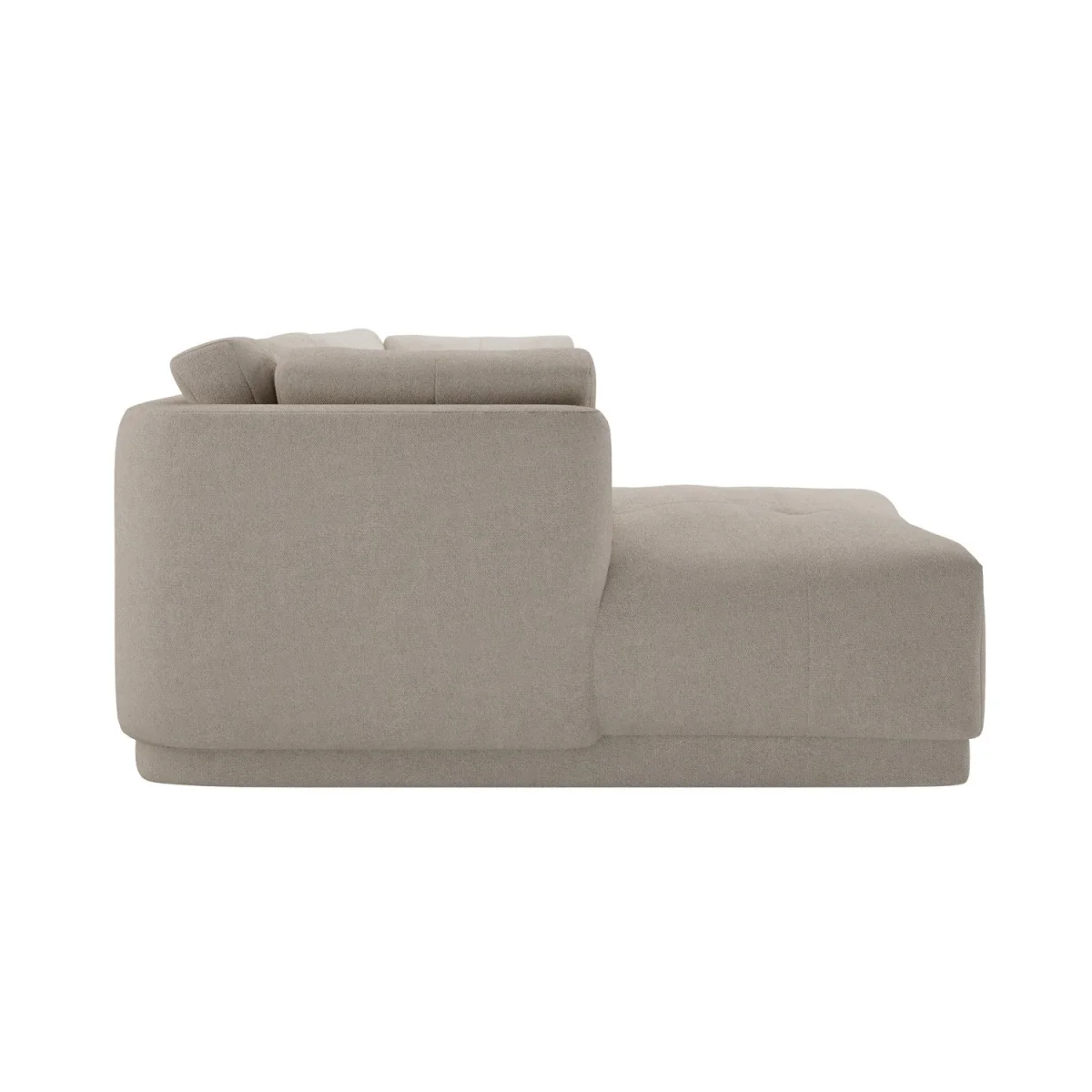 Beige Fabric 4 Seater Left-Hand Chaise L-Shape Corner Sofa - Arden – image 6