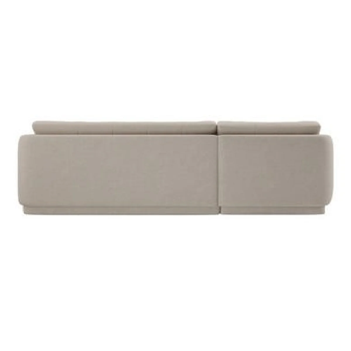 Beige Fabric 4 Seater Left-Hand Chaise L-Shape Corner Sofa - Arden – image 7