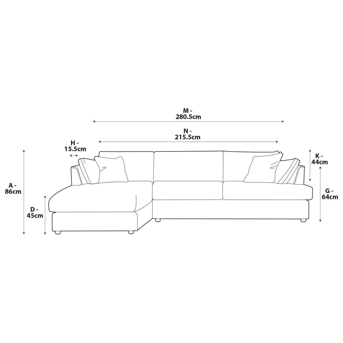 Habitat Holmfirth Left Hand Corner Sofa - Green – image 7