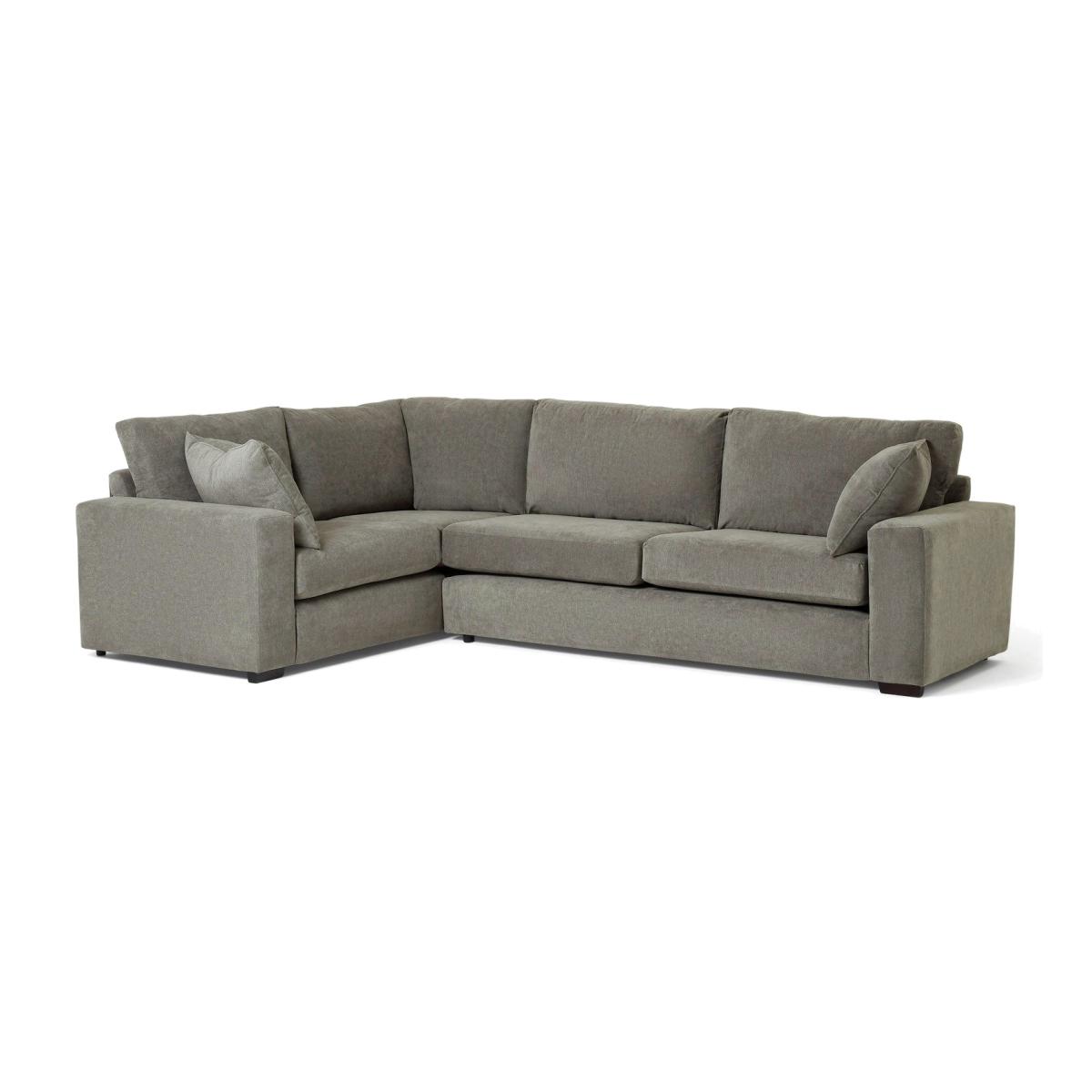 Habitat Elmdon Fabric Right Corner Sofa - Grey