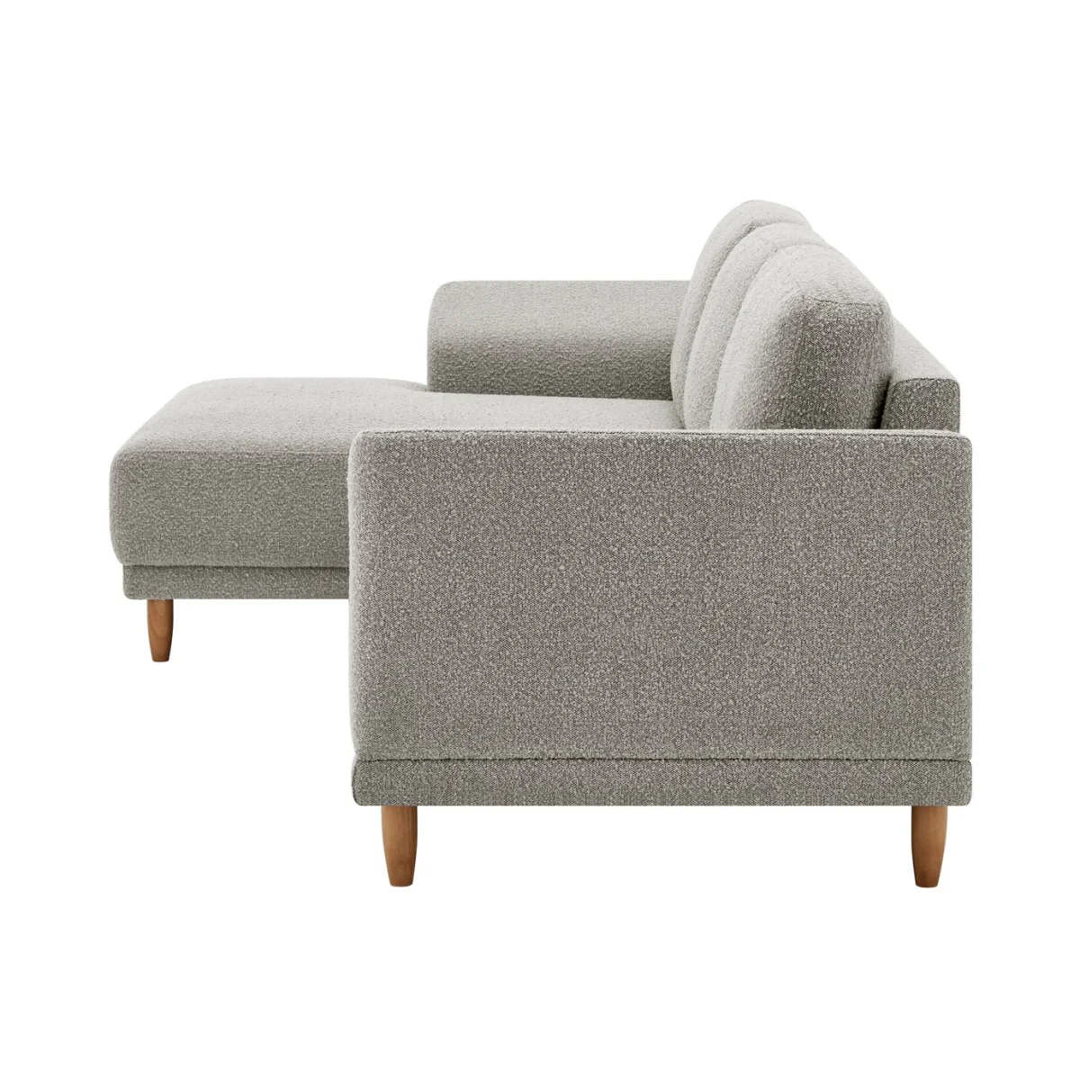 Habitat Draper Boucle Fabric Right Hand Corner Chaise Sofa - Natural – image 5