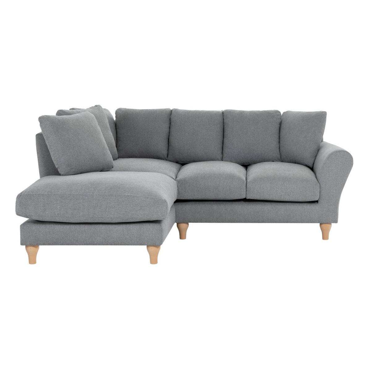 Habitat Carrie Left Corner Fabric Sofa - Grey – image 5