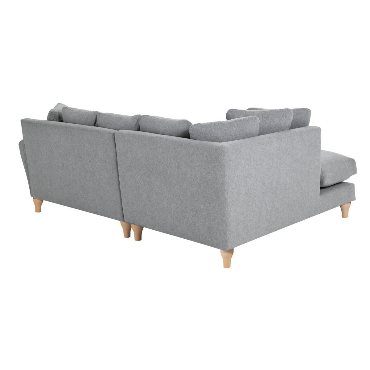 Habitat Carrie Left Corner Fabric Sofa - Grey – image 7