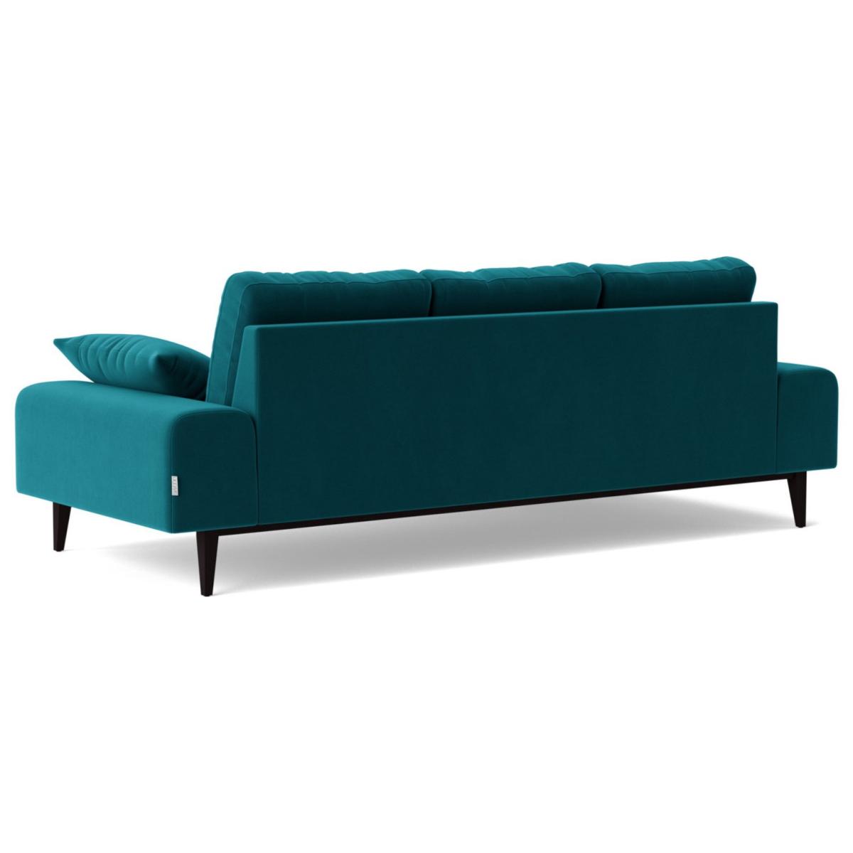 Swoon Tulum Velvet Left Hand Corner Sofa - Kingfisher Blue – image 4