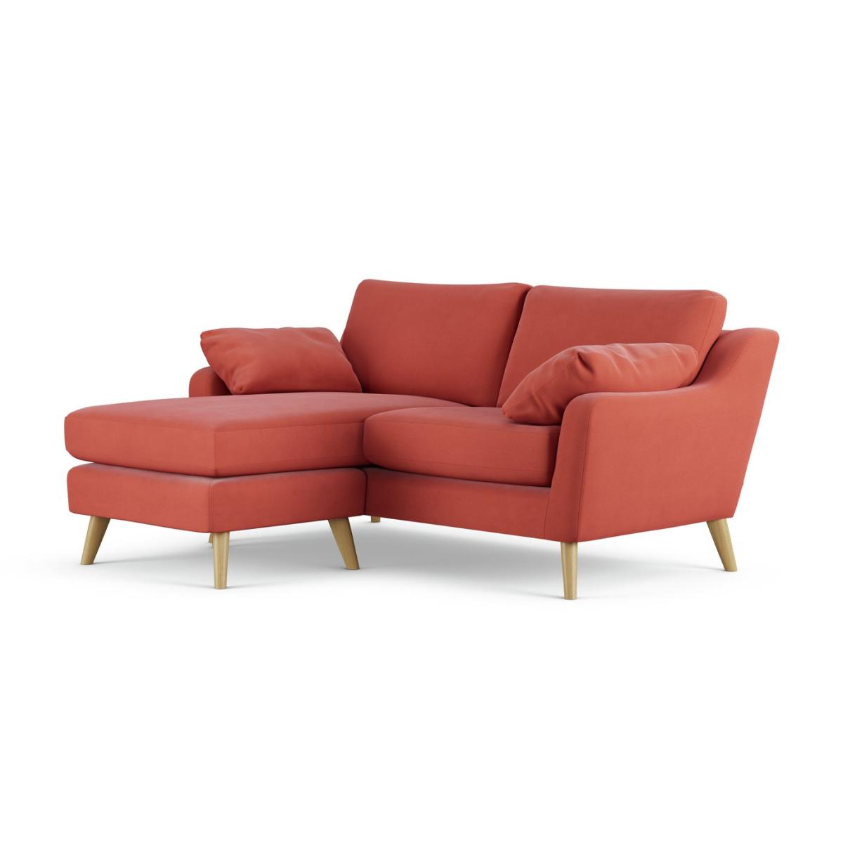 Habitat Ivor Left Hand Corner Sofa - Papaya - Ash Leg – image 3