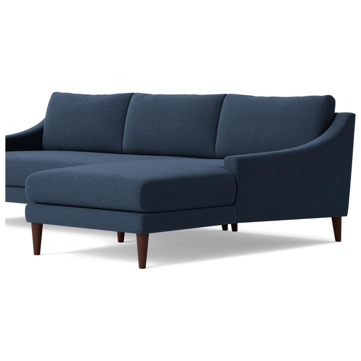 Swoon Turin Fabric Right Hand Corner Sofa - Indigo Blue – image 5