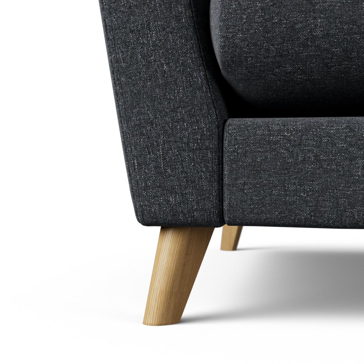 Habitat Lomond Right Hand Corner Sofa - Charcoal - Ash Leg – image 5