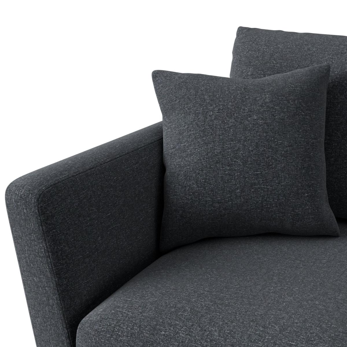 Habitat Lomond Right Hand Corner Sofa - Charcoal - Ash Leg – image 6