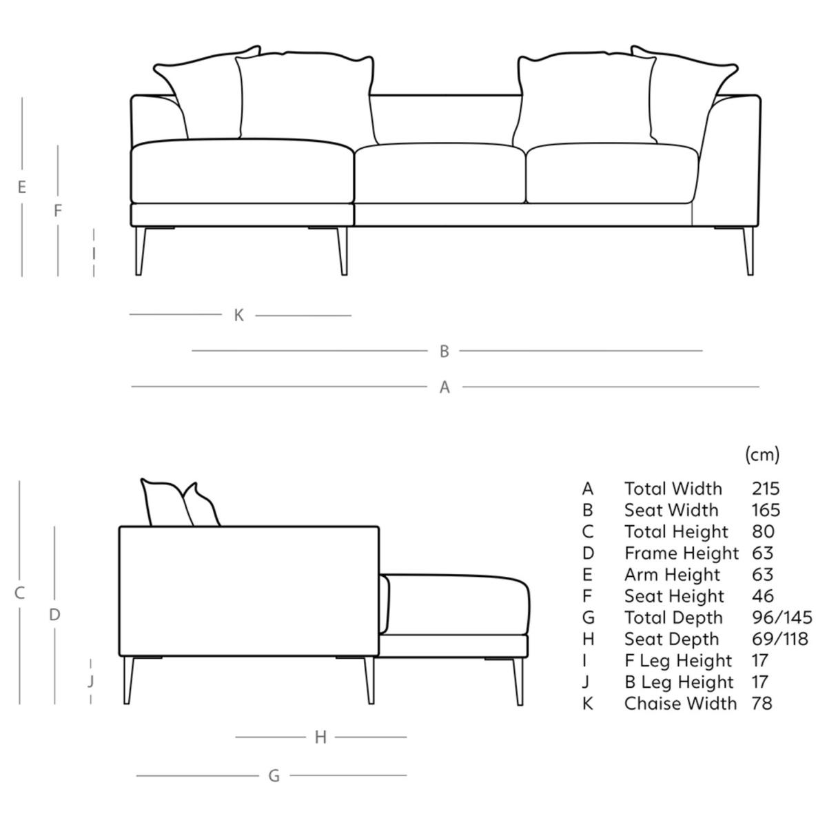 Swoon Alena Velvet Left Hand Corner Sofa - Silver Grey – image 8