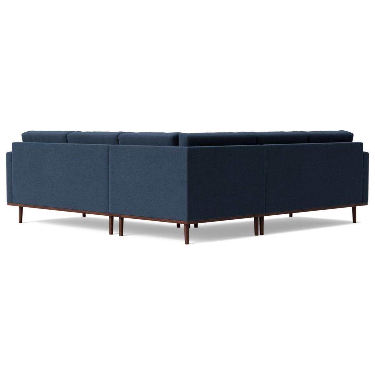 Swoon Berlin Fabric 5 Seater Corner Sofa - Indigo Blue – image 4