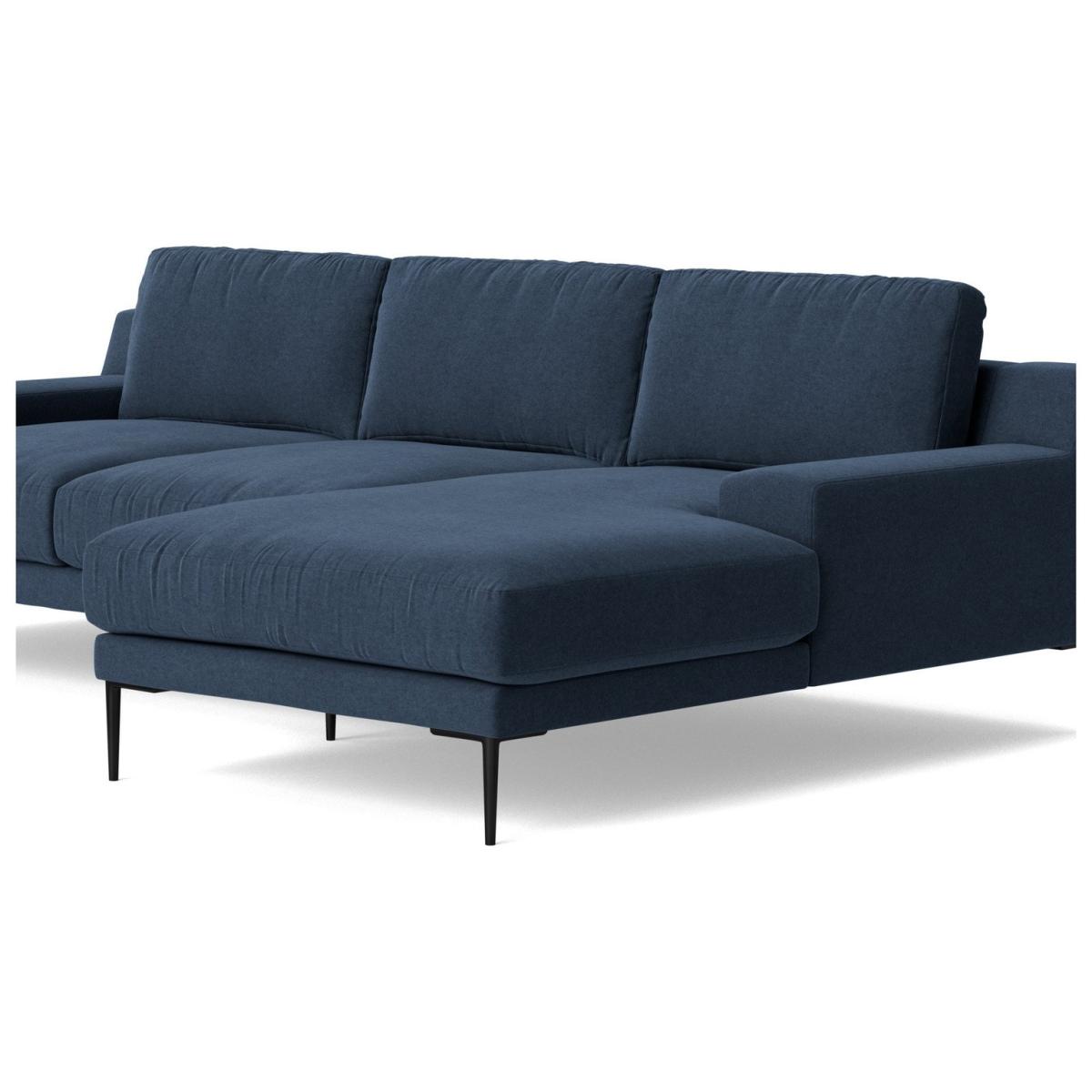 Swoon Almera Fabric Right Hand Corner Sofa - Indigo Blue – image 5