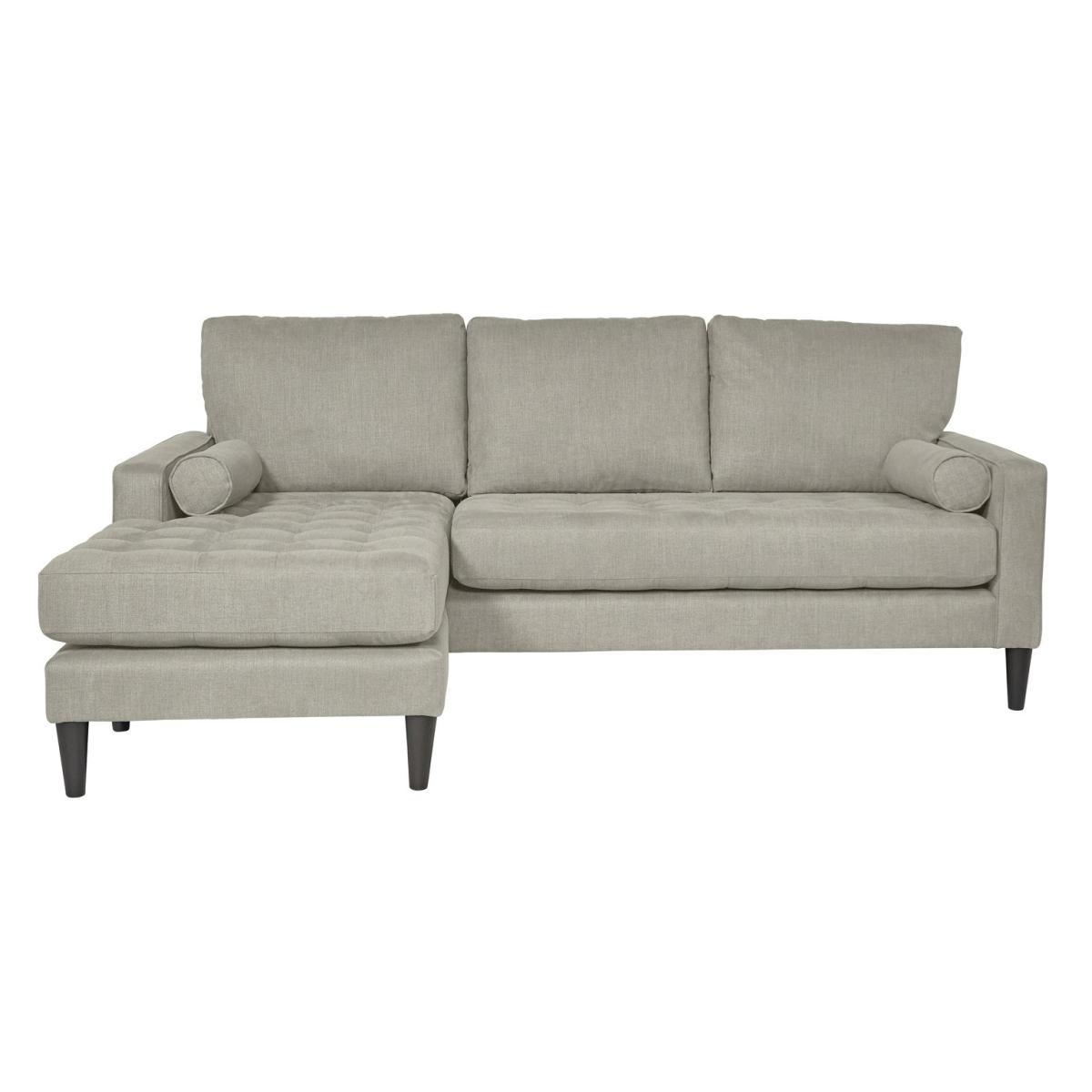 Habitat Hudson Reversible Fabric Chaise - Natural – image 2