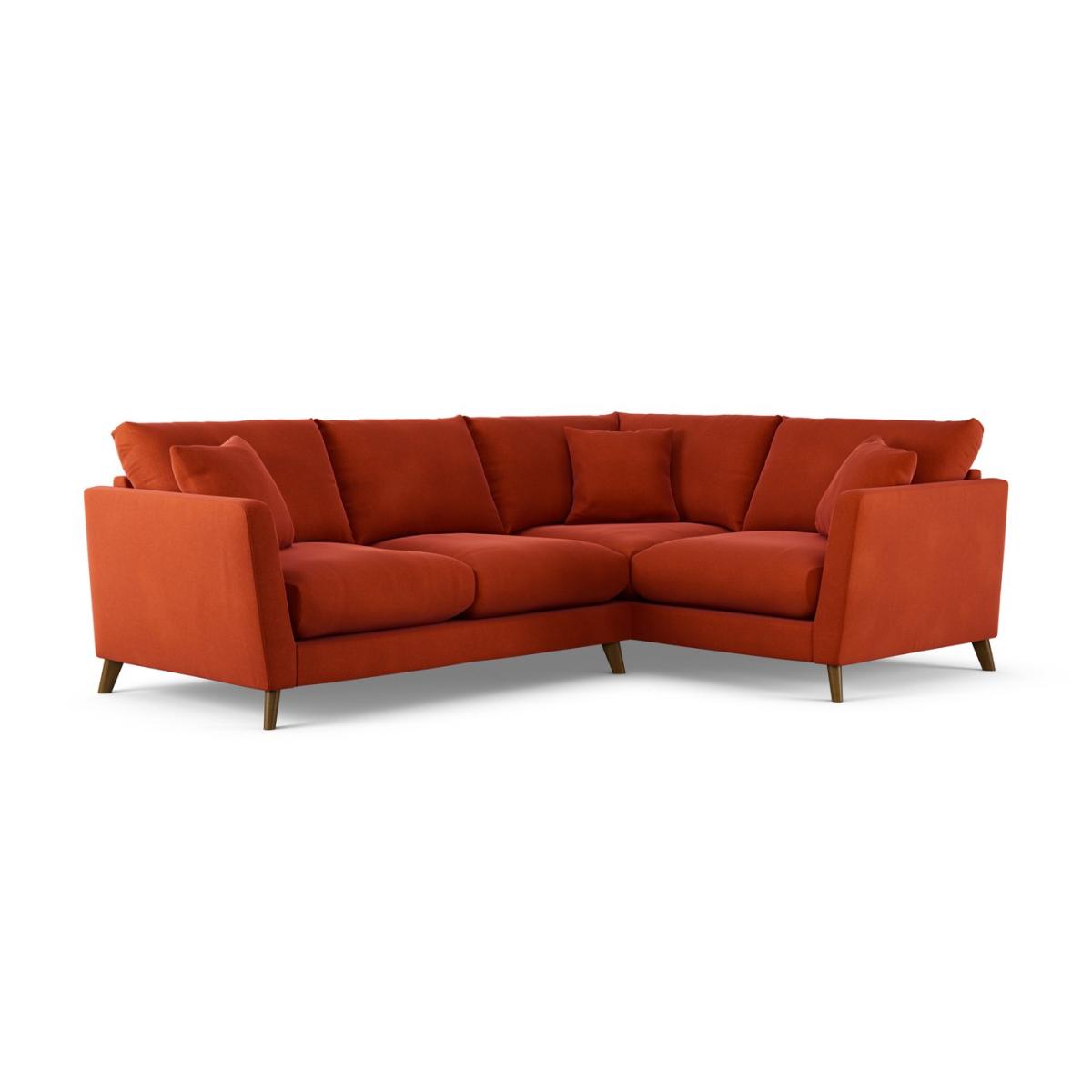 Habitat Lomond Right Hand Corner Sofa - Orange - Dark Leg – image 3
