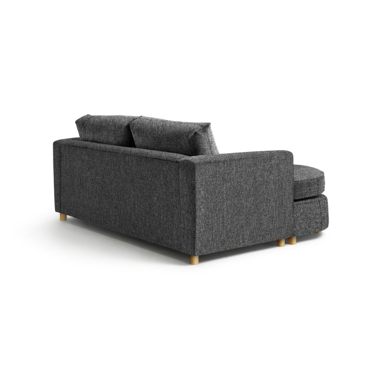 Habitat Reed Reversible Corner Fabric Sofa - Grey – image 6