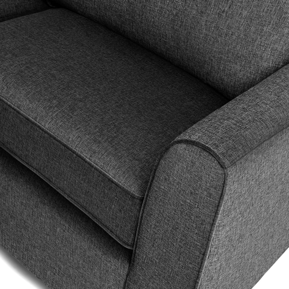 Habitat Reed Reversible Corner Fabric Sofa - Grey – image 7
