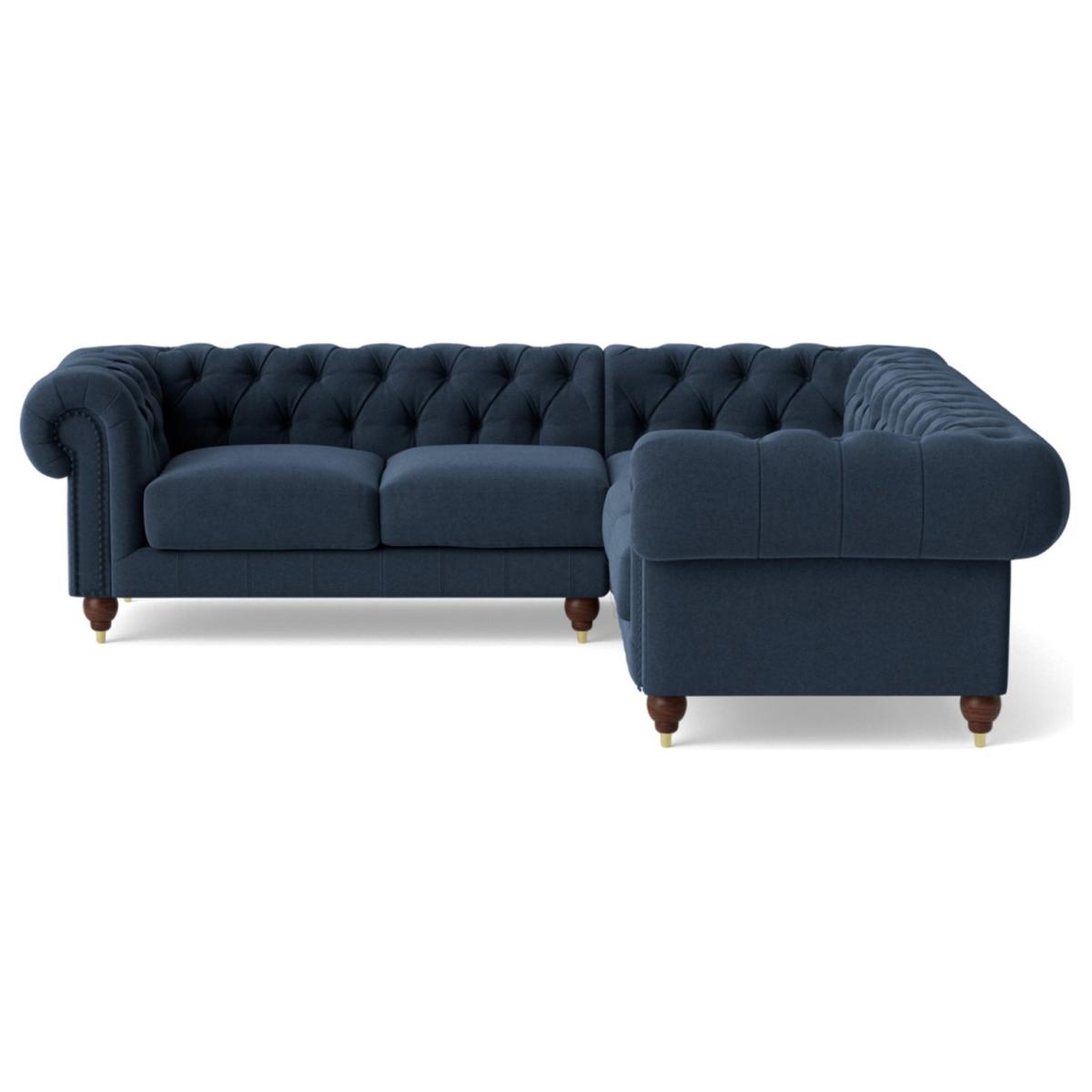 Swoon Winston Fabric 5 Seater Corner Sofa - Indigo Blue – image 3
