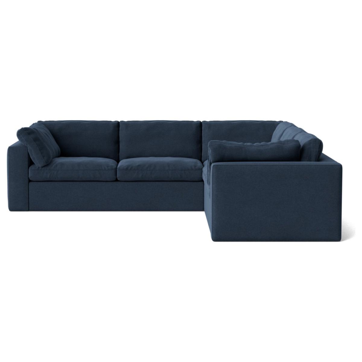 Swoon Seattle Fabric 5 Seater Corner Sofa - Indigo Blue – image 4