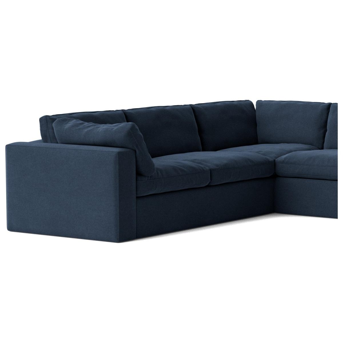Swoon Seattle Fabric 5 Seater Corner Sofa - Indigo Blue – image 6
