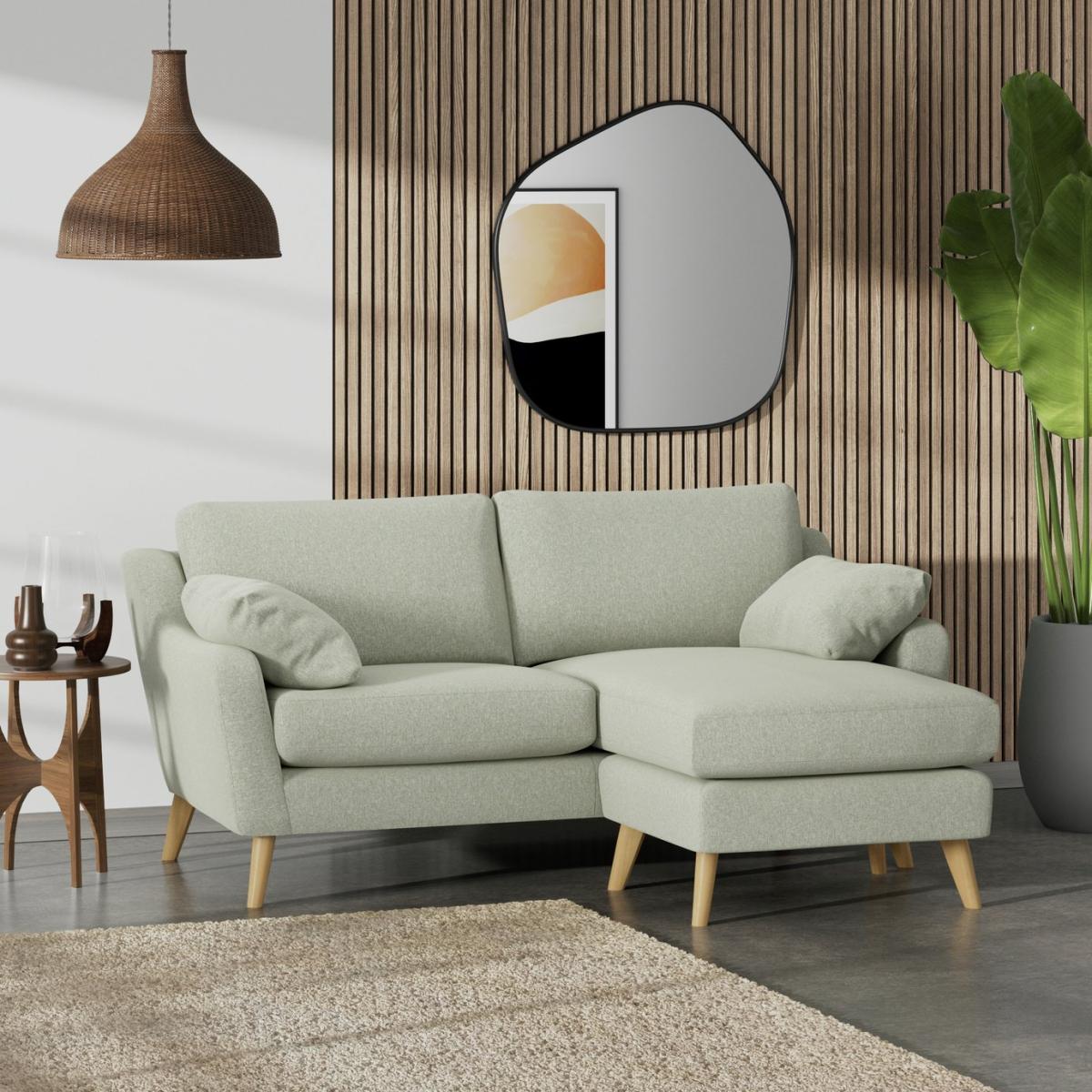 Habitat Ivor Right Hand Corner Sofa - Sage Green - Ash Leg – image 2