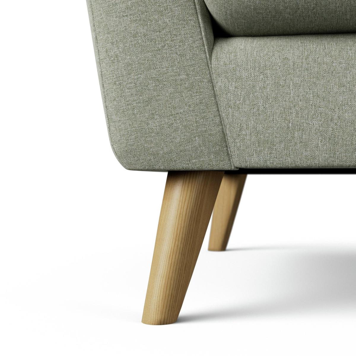 Habitat Ivor Right Hand Corner Sofa - Sage Green - Ash Leg – image 5